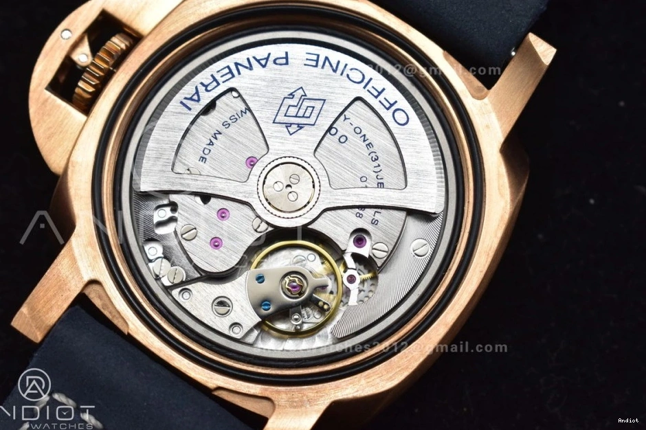 W 1:1 Blue Best on PAM1074 Calfskin VSF Blue Edition Bronzo Strap P.900 Clone Dial 0212